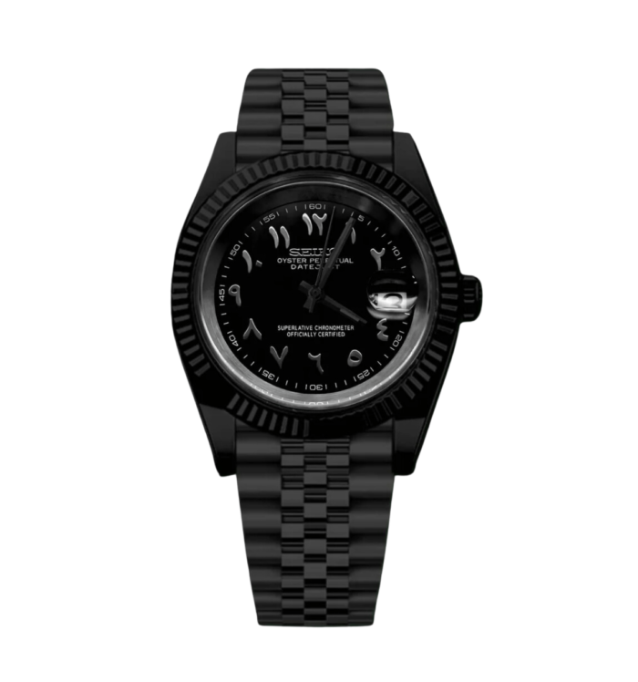 Seiko Mod Datejust "Black Panther" Arabic