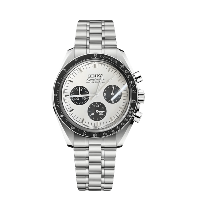 Seiko Mod Speedmaster Moonwatch - White