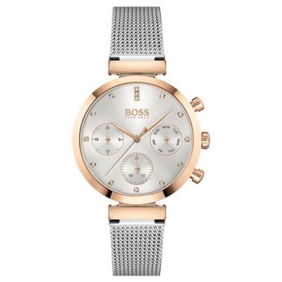 Hugo Boss Flawless Horologe Silver Stainless Steel 36mm Ladies Watch (1502551)