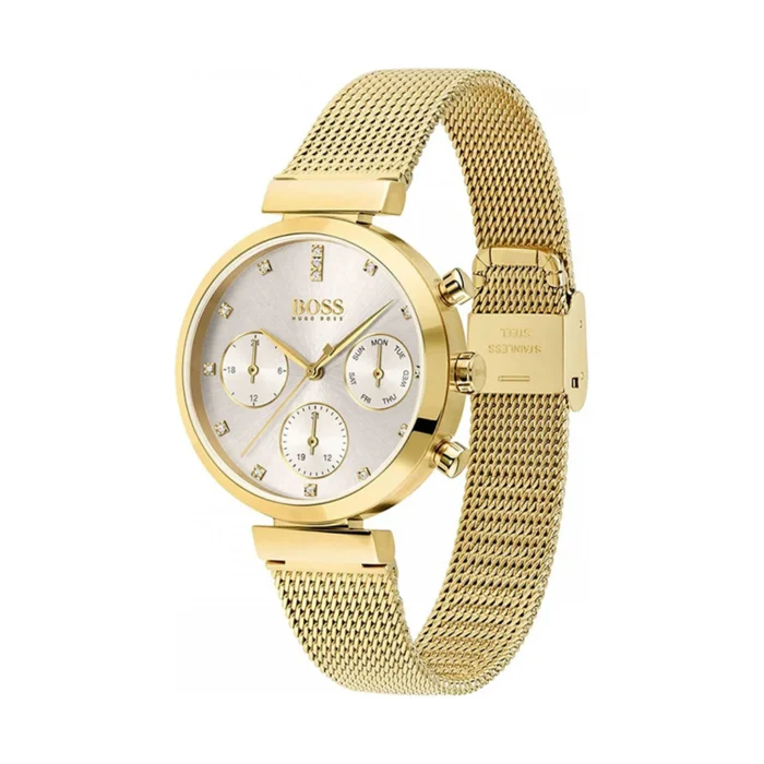 Hugo Boss Flawless Watch Gold Stainless Steel 36mm Ladies Watch (1502552) - Image 2