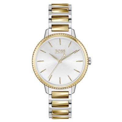 Hugo Boss Signature Silver/Gold Stainless Steel 36mm Ladies Watch (1502568)