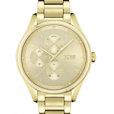 Hugo Boss Grand Course Gold Stainless Steel 44mm Men's Watch (1502584)