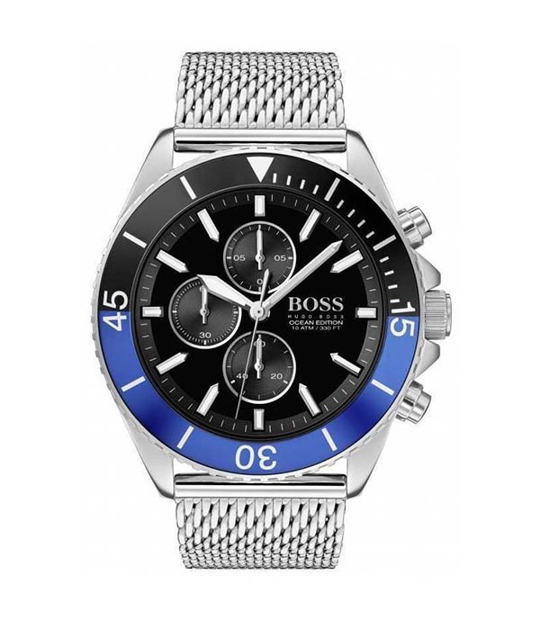 Hugo Boss Ocean Edition Silver Stainless Steel 44mm Men's Watch (1513742)