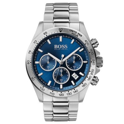 Hugo Boss Hero Silver/Gold Stainless Steel 44mm Men's Watch (1513755)