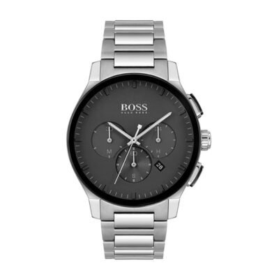 Hugo Boss Contemporary Silver Stainless Steel 42mm Men's Watch (1513762)