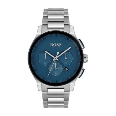 Hugo Boss Contemporary Silver Stainless Steel 42mm Men's Watch (1513763)