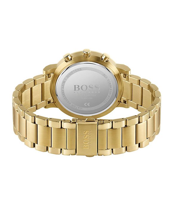 Hugo Boss Integrity Gold Stainless Steel 42mm Men's Watch (1513781) - Image 3