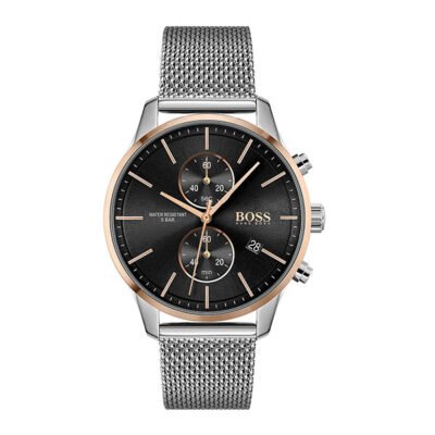 Hugo Boss Associate Silver Stainless Steel 42mm Men's Watch (1513805)
