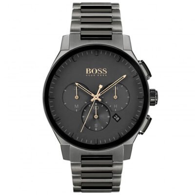 Hugo Boss Contemporary Black Stainless Steel 44mm Men's Watch (1513814)