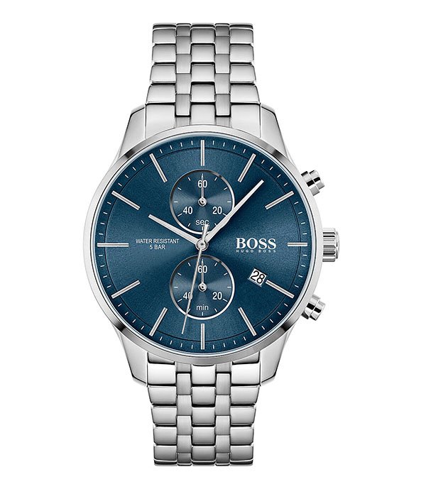 Hugo Boss Associate Silver Stainless Steel 42mm Men's Watch (1513839)