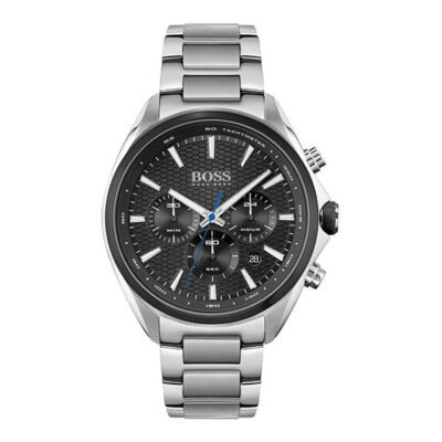 Hugo Boss Distinct Silver Stainless Steel 44mm Men's Watch (1513857)