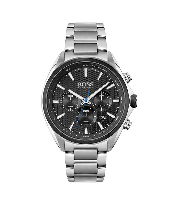 Hugo Boss Distinct Silver Stainless Steel 44mm Men's Watch (1513857)