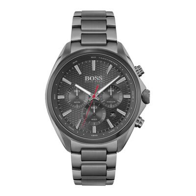 Hugo Boss Distinct Gray Stainless Steel 44mm Men's Watch (1513858)