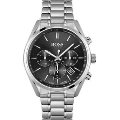 Hugo Boss Champion Silver Stainless Steel 44mm Men's Watch (1513871)