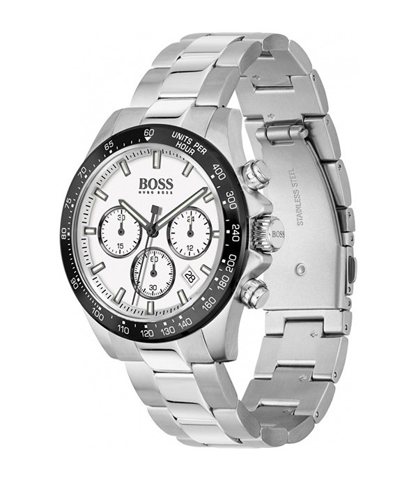 Hugo Boss Hero Silver Stainless Steel 44mm Men's Watch (1513875) - Image 2