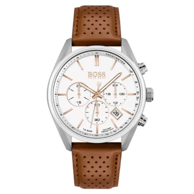 BOSS Champion Brown Leather 42mm Men's Watch (1513879)