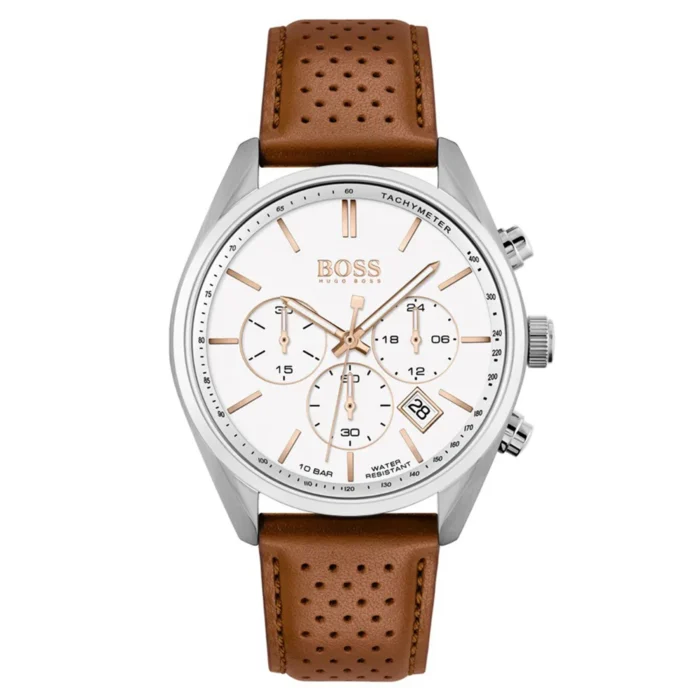 BOSS Champion Brown Leather 42mm Men's Watch (1513879)