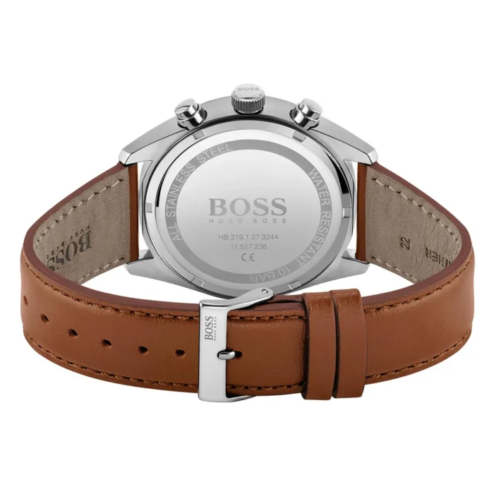BOSS Champion Brown Leather 42mm Men's Watch (1513879) - Image 3