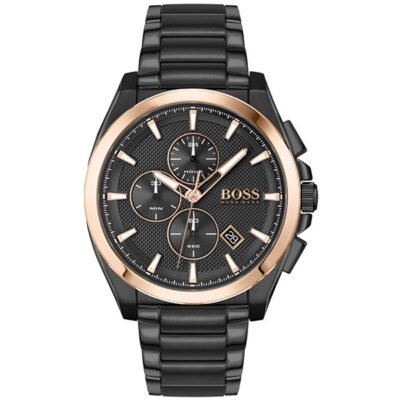 Hugo Boss Grandmaster Sport Lux Black Stainless Steel 44mm Men's Watch (1513885)