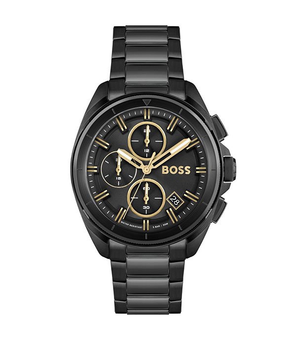 BOSS Volane Volane Black Stainless Steel 44mm Men's Watch (1513950)