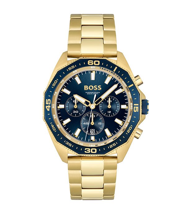 BOSS Energy Energy Gold Stainless Steel 42mm Men's Watch (1513973)