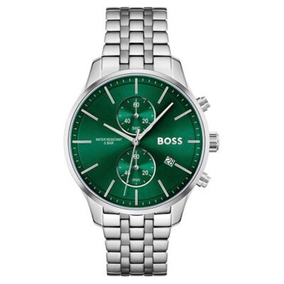 BOSS Associate Associate Silver Stainless Steel 42mm Men's Watch (1513975)