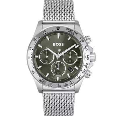 Hugo Boss Hero Silver Stainless Steel 43mm Men's Watch (1514020)