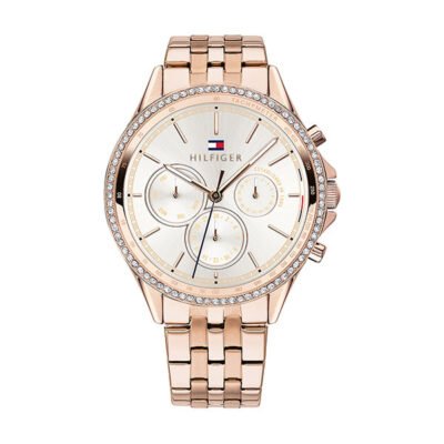Tommy Hilfiger Ari Rose Gold Stainless Steel 38mm Ladies Watch (1781978)