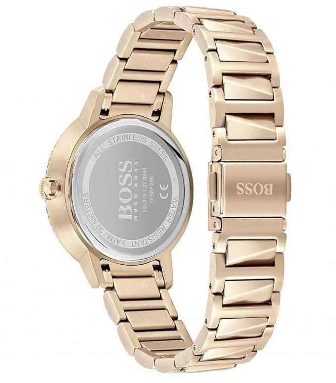 Hugo Boss Signature Rose Gold Stainless Steel 44mm Men's Watch (1502540) - Image 3