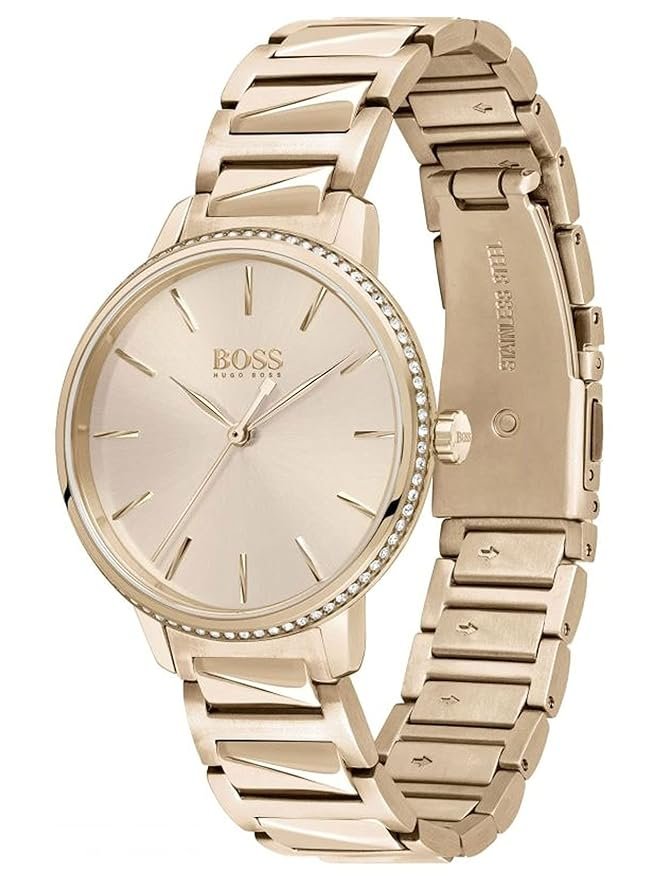 Hugo Boss Signature Rose Gold Stainless Steel 44mm Men's Watch (1502540) - Image 2