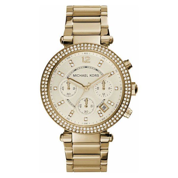 Michael Kors Parker Gold Stainless Steel 39mm Ladies Watch (MK5354)