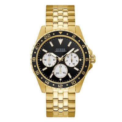 Guess Odyssey Gold Stainless Steel 42mm Men's Watch (W1107G4)