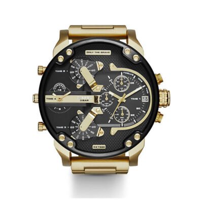 Diesel Mr. Daddy Mr. Daddy Gold Stainless Steel 57mm Men's Watch (DZ7333)