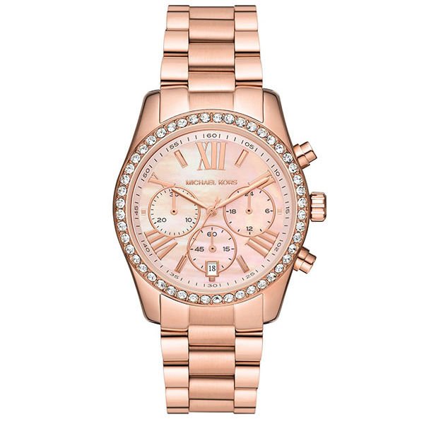 Michael Kors Lexington Rose Gold Stainless Steel 44mm Men's Watch (MK7242)