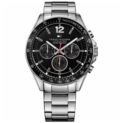 Tommy Hilfiger Luke Silver/Rose Gold Stainless Steel 44mm Men's Watch (1791104)