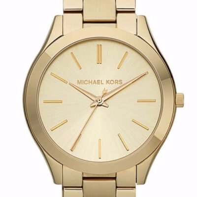 Michael Kors Runway Gold Stainless Steel 42mm Ladies Watch (MK3179)