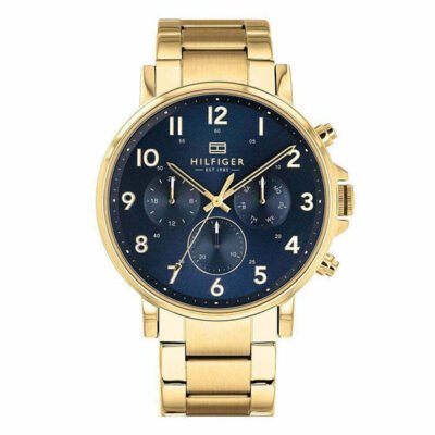 Tommy Hilfiger Gold Stainless Steel 44mm Men's Watch (1710384)