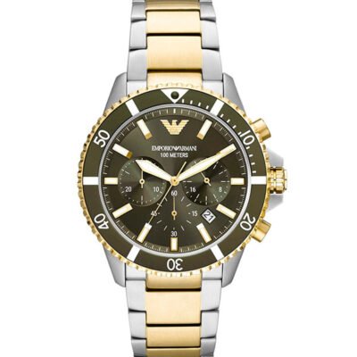 Emporio Armani Diver Silver Stainless Steel 43mm Men's Watch (AR11361)