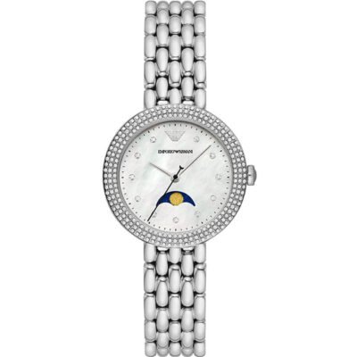 Emporio Armani Rosa Silver Stainless Steel 32mm Ladies Watch (AR11461)