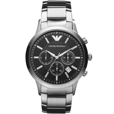 Emporio Armani Renato Silver Stainless Steel 43mm Men's Watch (AR2434)