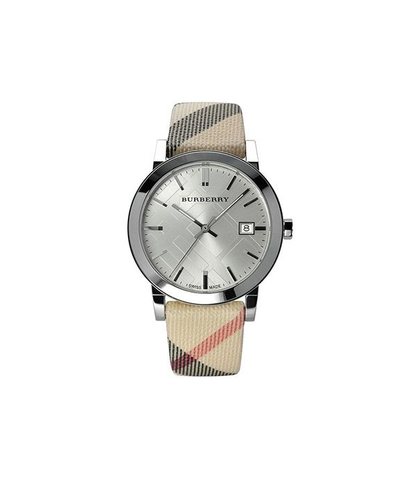 Burberry Heritage Heritage Nova Check Multicolored Leather 36mm Ladies Watch (BU9022)