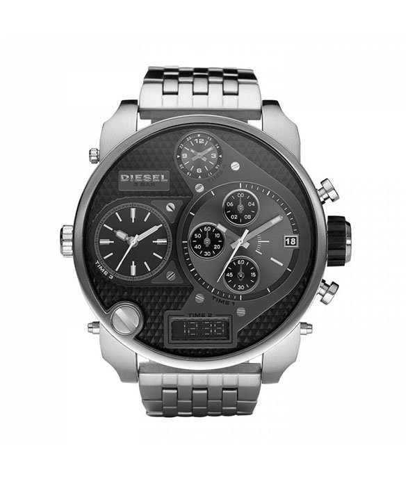 Diesel Mr.Daddy Mr.Daddy Silver Stainless Steel 57mm Men's Watch (DZ7221)