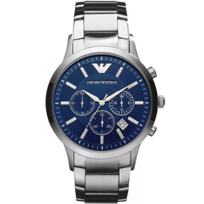 Emporio Armani Renato Silver Stainless Steel 43mm Men's Watch (AR2448)