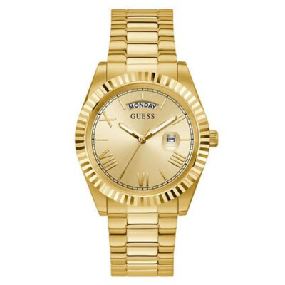 Guess Connoisseur Gold Stainless Steel 42mm Men's Watch (GW0265G2)