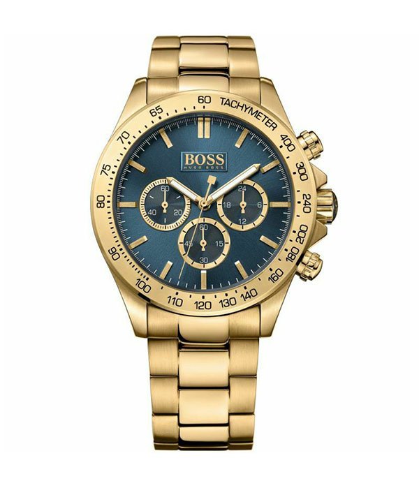 Hugo Boss Ikon Gold Stainless Steel 44mm Men's Watch (1513340)
