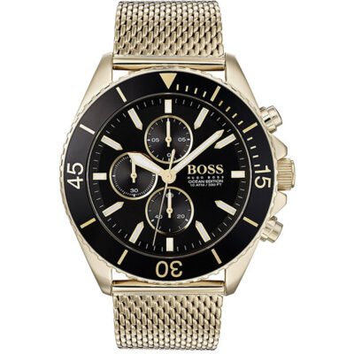 Hugo Boss Ocean Edition Gold Stainless Steel 44mm Men's Watch (1513703)