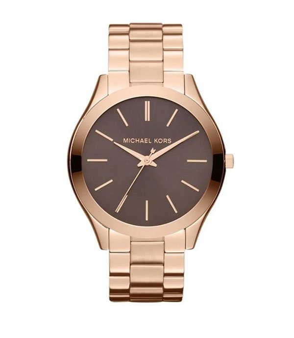 Michael Kors Runway Rose Gold Stainless Steal 42mm Ladies Watch (MK3181)
