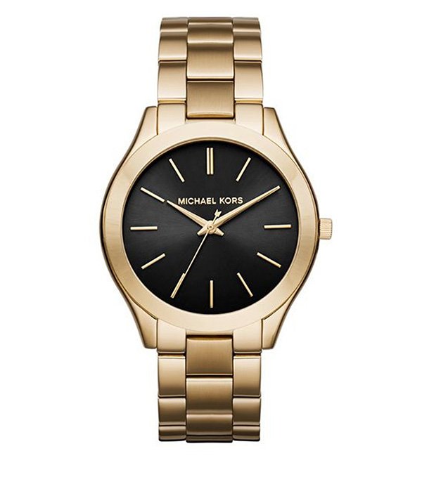 Michael Kors Runway Rose Gold Stainless Steel 42mm Ladies Watch (MK3478)