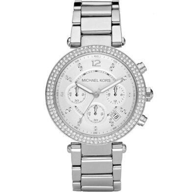 Michael Kors Parker Silver Stainless Steel 39mm Ladies Watch (MK5353)