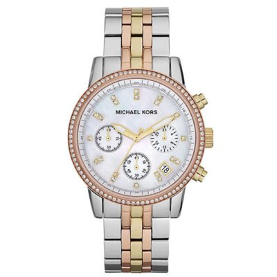 Michael Kors Ritz Multicolored Stainless Steel 38mm Ladies Watch (MK5650)